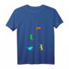 Lustiges buntes Katzen Musiknote T-Shirt für Musiker, Lehrer & Tierliebhaber - Perfektes Geschenk zu Weihnachten & Geburtstag