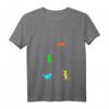Lustiges buntes Katzen Musiknote T-Shirt für Musiker, Lehrer & Tierliebhaber - Perfektes Geschenk zu Weihnachten & Geburtstag