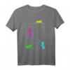Niedliches Katzen spielen mit Musiknoten Vintage T-Shirt – Lustiges Geschenk für Musiker, Lehrer & Tierliebhaber zu Weihnachten & Geburtstag