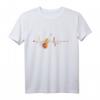 Herzschlag Violine T-Shirt - Perfektes Geschenk für Violinisten, Musiker & Musikliebhaber zu Weihnachten oder Geburtstag