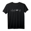 Herzschlag Drummer Schlagzeuger Geschenk T-Shirt für Musiker, Trommler & Musikliebhaber - Perfektes Geschenk zu Weihnachten, Geburtstag & Halloween