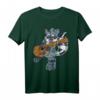 Waschbär Gitarrenspieler Geschenk für Kinder Jungen - Gitarre Bass E-Gitarre T-Shirt, ideales Geburtstags- und Weihnachtsgeschenk für junge Musiker
