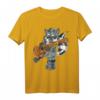 Waschbär Gitarrenspieler Geschenk für Kinder Jungen - Gitarre Bass E-Gitarre T-Shirt, ideales Geburtstags- und Weihnachtsgeschenk für junge Musiker