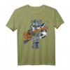 Waschbär Gitarrenspieler Geschenk für Kinder Jungen - Gitarre Bass E-Gitarre T-Shirt, ideales Geburtstags- und Weihnachtsgeschenk für junge Musiker