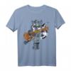 Waschbär Gitarrenspieler Geschenk für Kinder Jungen - Gitarre Bass E-Gitarre T-Shirt, ideales Geburtstags- und Weihnachtsgeschenk für junge Musiker