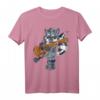 Waschbär Gitarrenspieler Geschenk für Kinder Jungen - Gitarre Bass E-Gitarre T-Shirt, ideales Geburtstags- und Weihnachtsgeschenk für junge Musiker