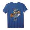 Waschbär Gitarrenspieler Geschenk für Kinder Jungen - Gitarre Bass E-Gitarre T-Shirt, ideales Geburtstags- und Weihnachtsgeschenk für junge Musiker