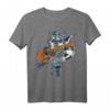 Waschbär Gitarrenspieler Geschenk für Kinder Jungen - Gitarre Bass E-Gitarre T-Shirt, ideales Geburtstags- und Weihnachtsgeschenk für junge Musiker