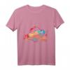 Schönes Harmonika Mundharmonika Geschenk T Shirt - Buntes Künstlerisches Musikinstrumente Design für Musiker, Straßenkünstler & Musikliebhaber