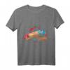 Schönes Harmonika Mundharmonika Geschenk T Shirt - Buntes Künstlerisches Musikinstrumente Design für Musiker, Straßenkünstler & Musikliebhaber