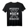 Herren Unterschätze niemals einen alten Mann mit Drumsticks T-Shirt – Lustiges Geschenk für Drummer, Schlagzeuger & Musikliebhaber