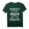 Herren Unterschätze niemals einen alten Mann mit Drumsticks T-Shirt – Lustiges Geschenk für Drummer, Schlagzeuger & Musikliebhaber