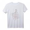 Noten Klavier T-Shirt – Cooles Geschenk für Musiker, Pianisten & Klavierliebhaber zu Weihnachten, Geburtstag & Konzerten