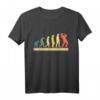Saxophonspieler Geschenk Evolution Saxophon T-Shirt - Perfekt für Musiker, Jazzliebhaber und Saxophonisten zu Weihnachten & Geburtstag