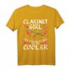 Lustiges Klarinette T-Shirt für Mädchen - Perfektes Geschenk für Klarinettisten, Musiker & Orchestermitglieder zu Weihnachten & Geburtstag