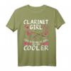 Lustiges Klarinette T-Shirt für Mädchen - Perfektes Geschenk für Klarinettisten, Musiker & Orchestermitglieder zu Weihnachten & Geburtstag