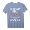 Lustiges Klarinette T-Shirt für Mädchen - Perfektes Geschenk für Klarinettisten, Musiker & Orchestermitglieder zu Weihnachten & Geburtstag