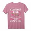 Lustiges Klarinette T-Shirt für Mädchen - Perfektes Geschenk für Klarinettisten, Musiker & Orchestermitglieder zu Weihnachten & Geburtstag