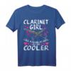 Lustiges Klarinette T-Shirt für Mädchen - Perfektes Geschenk für Klarinettisten, Musiker & Orchestermitglieder zu Weihnachten & Geburtstag
