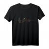 Herzschlag Posaune T-Shirt – Perfektes Geschenk für Blasmusiker, Jazz Musiker & Musikliebhaber zu Weihnachten & Geburtstag