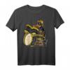 Musik Hund Schlagzeug Dackel T-Shirt – Geschenk für Schlagzeuger, Drummer & Musikliebhaber zu Geburtstag & Weihnachten