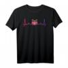 Geschenk für Schlagzeuger Herzschlag Schlagzeug T-Shirt – Perfekt für Musiker, Drummer & Musikliebhaber zu Weihnachten & Geburtstag