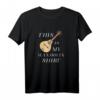Mandoline Design Musikinstrument Musikerin T-Shirt - Perfektes Geschenk für Musiker, Musiklehrer und Musikbandmitglieder