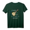 Mandoline Design Musikinstrument Musikerin T-Shirt - Perfektes Geschenk für Musiker, Musiklehrer und Musikbandmitglieder