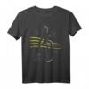 Notenschlüssel T-Shirt – Musikinstrument Design für Musiker, Musikliebhaber & als Geschenk zu Weihnachten, Halloween & Geburtstag