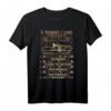 Fünf Dinge, die ich wie Posaune Musik Instrument mag - Lustiges Musik Statement T-Shirt für Musiker und Musikliebhaber
