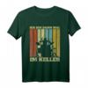 Lustiges Musik Drum Spruch T-Shirt - 'Ich bin dann mal im Keller' für Hobby Musiker & Schlagzeuger, perfektes Geschenk