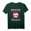 Rockstar Prinzessin Punk Girl T-Shirt mit Totenkopf & Gitarre – Freches Mädchen T-Shirt für Teenager, Kinder & Kids, Perfekt für den Rock-Style