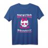 Rockstar Prinzessin Punk Girl T-Shirt mit Totenkopf & Gitarre – Freches Mädchen T-Shirt für Teenager, Kinder & Kids, Perfekt für den Rock-Style