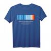 Global Warming Blue Red Stripe - Climate Change is Real. Stop T-Shirt für Proteste, Umweltschutz & Nachhaltigkeit