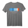 Global Warming Blue Red Stripe - Climate Change is Real. Stop T-Shirt für Proteste, Umweltschutz & Nachhaltigkeit