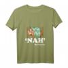 Damen Eh Nah My Pancreas Faultier T-Shirt mit V-Ausschnitt – Humorvolles Diabetes Bewusstseins Shirt für Kinder und Familien