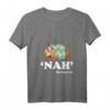 Damen Eh Nah My Pancreas Faultier T-Shirt mit V-Ausschnitt – Humorvolles Diabetes Bewusstseins Shirt für Kinder und Familien