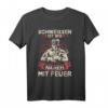 Schweißen Ist Wie Nähen Mit Feuer T-Shirt – Lustiges Metallbau Spruch für Schweißer & Schlosser im Beruf