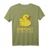 Erwachet Die Ente Ist Nah Lustiges Enten T-Shirt - Humorvolles Tierparodie Design für Entenliebhaber & Haustierfans