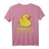Erwachet Die Ente Ist Nah Lustiges Enten T-Shirt - Humorvolles Tierparodie Design für Entenliebhaber & Haustierfans