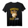Verrückte Eulen Lady Damen T-Shirt – Niedliches Eulen-Design, Perfektes Geschenk für Eulen-Fans zu Geburtstag & Weihnachten