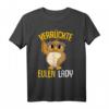Verrückte Eulen Lady Damen T-Shirt – Niedliches Eulen-Design, Perfektes Geschenk für Eulen-Fans zu Geburtstag & Weihnachten