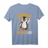 Verrückte Pinguin Lady Penguin Damen T-Shirt – Süßes Tiermotiv, Perfektes Geschenk für Pinguin-Fans zu Geburtstag & Weihnachten