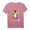 Verrückte Pinguin Lady Penguin Damen T-Shirt – Süßes Tiermotiv, Perfektes Geschenk für Pinguin-Fans zu Geburtstag & Weihnachten