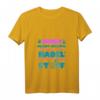 Damen Ich hänge an der Nadel - Lustiges Nähen T-Shirt mit V-Ausschnitt, perfektes Geschenk für Näherinnen, Schneiderinnen & Strickerinnen