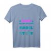 Damen Ich hänge an der Nadel - Lustiges Nähen T-Shirt mit V-Ausschnitt, perfektes Geschenk für Näherinnen, Schneiderinnen & Strickerinnen