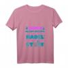 Damen Ich hänge an der Nadel - Lustiges Nähen T-Shirt mit V-Ausschnitt, perfektes Geschenk für Näherinnen, Schneiderinnen & Strickerinnen