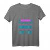 Damen Ich hänge an der Nadel - Lustiges Nähen T-Shirt mit V-Ausschnitt, perfektes Geschenk für Näherinnen, Schneiderinnen & Strickerinnen