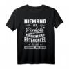 Niemand ist perfekt aber als Patenonkel bin ich nah dran - Lustiges T-Shirt für Taufe, Geburtstag & Schwangerschaft