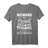 Niemand ist perfekt aber als Patenonkel bin ich nah dran - Lustiges T-Shirt für Taufe, Geburtstag & Schwangerschaft